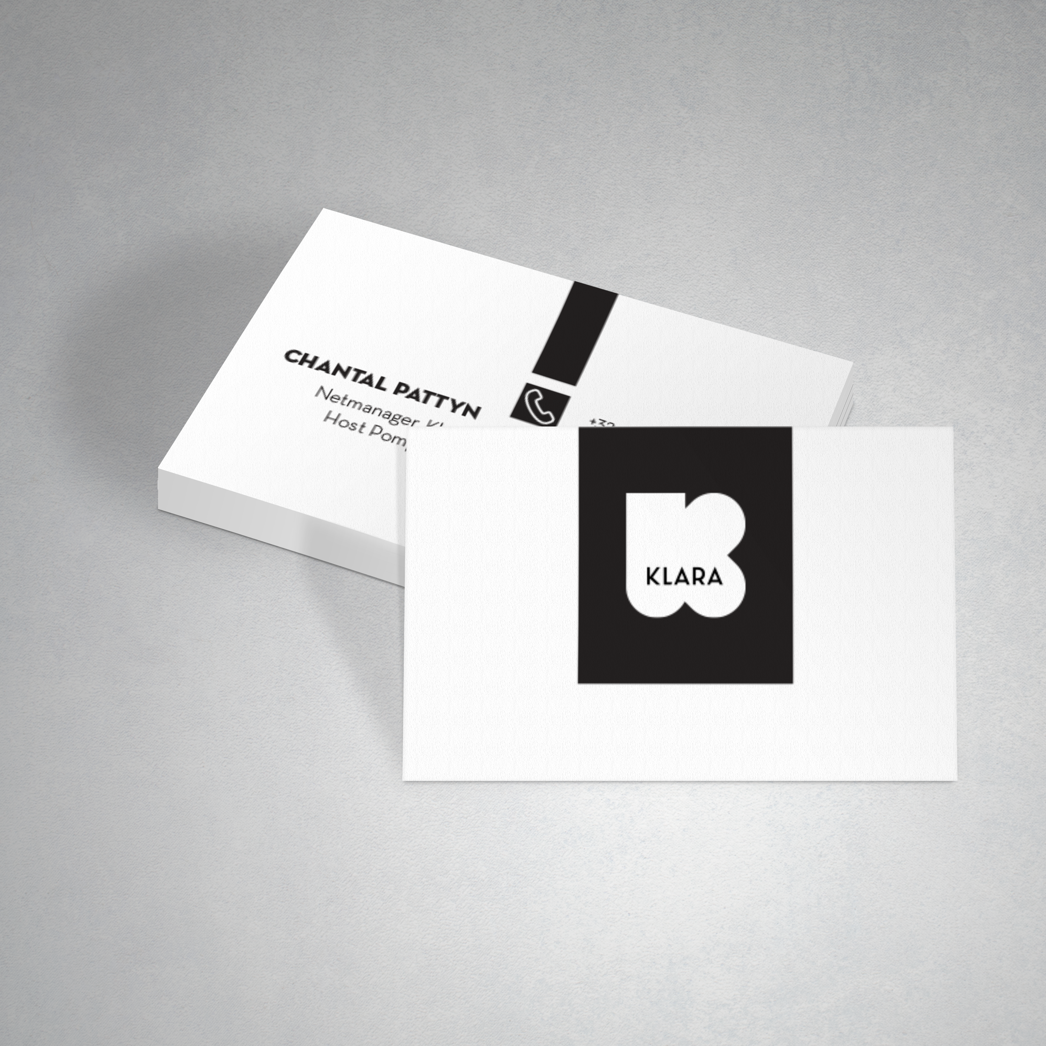 Business kaart mock-up